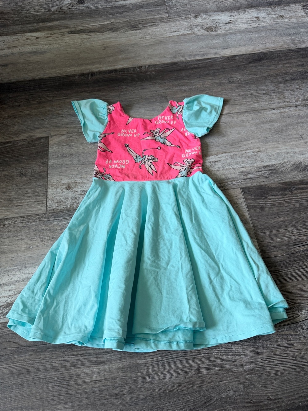 Custom Girls Two-Tone Fairy Dress - Pink & Light Blue